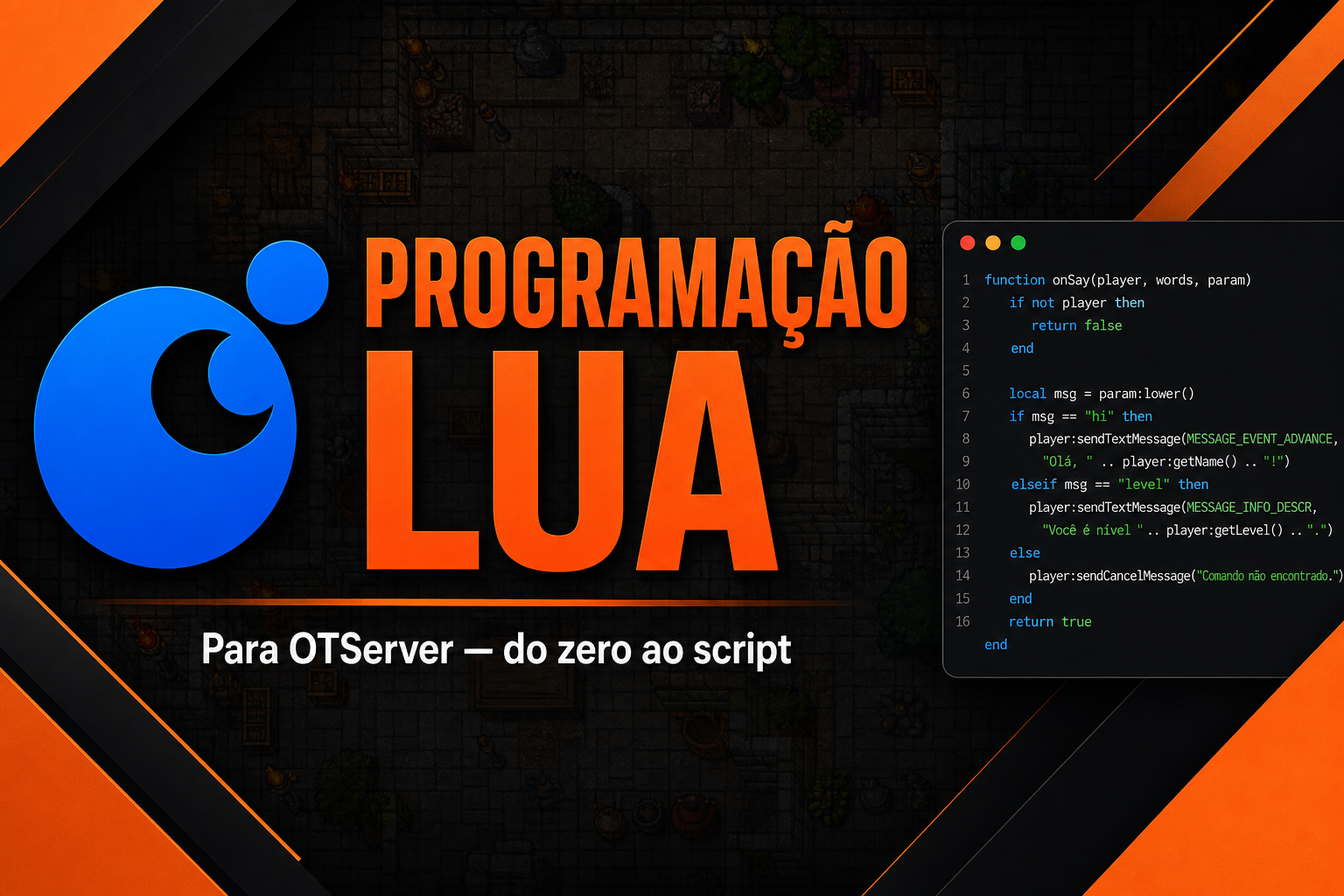 Curso Programação Lua para OTServer